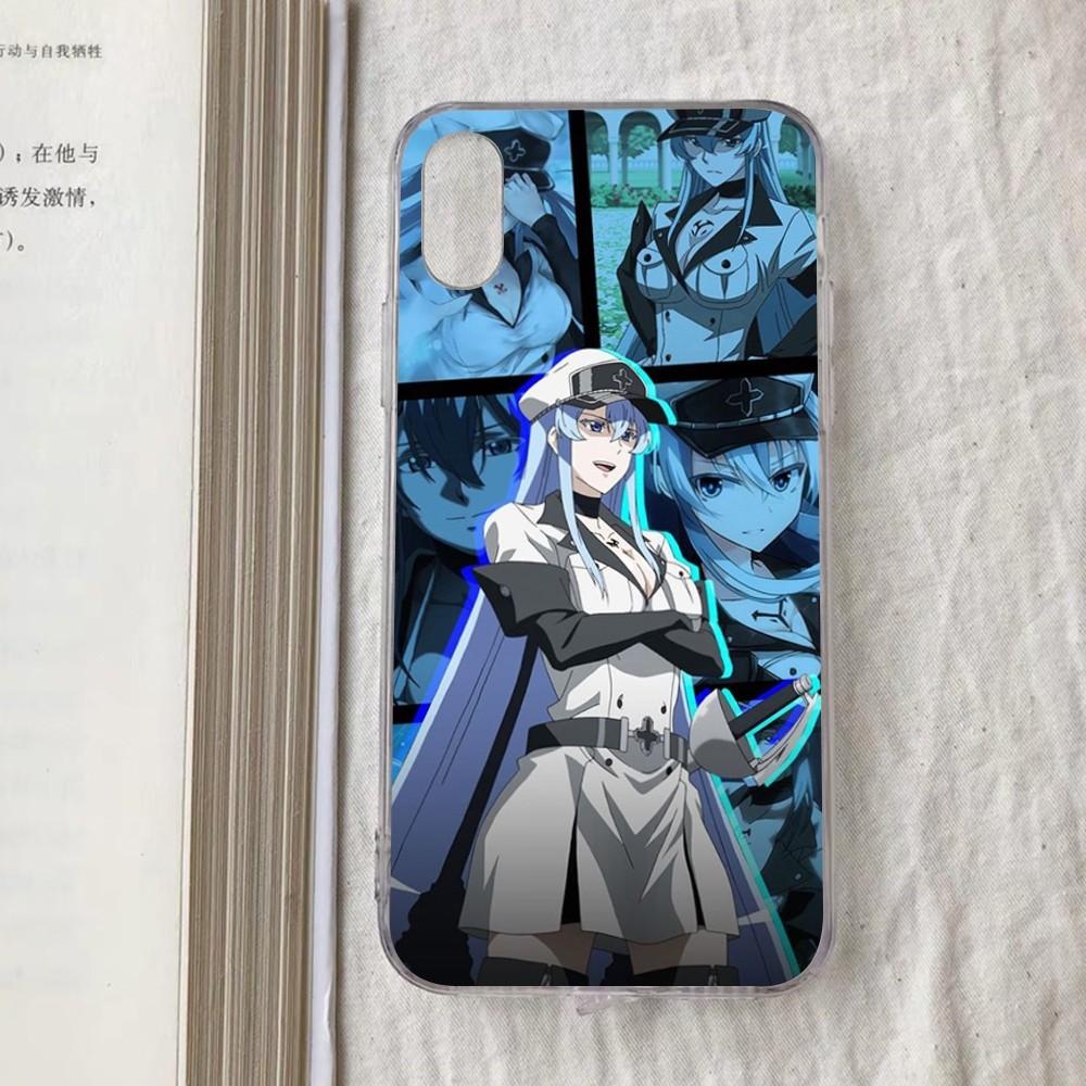 Akame Ga Kill Esdeath Phone Case For IPhone 15 14 11 12 13 Mini Pro XS Max Cover 6 7 8 Plus X XR SE 2020 Funda Shell
