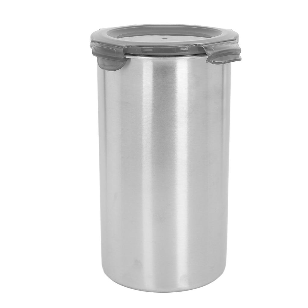 Stainless Steel Containers with Lids, tight Coffee Base Coffee Storage Container Tea Container Coffee Container