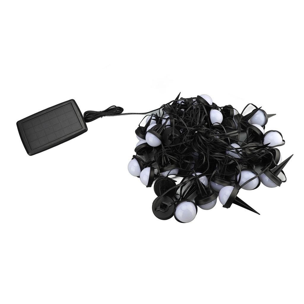 Ghirlandă Luminoasă Solară 50 Becuri Fără Fir Decorativă IP66 Impermeabilă Ghirlandă Luminoasă pentru Curte Exterioară