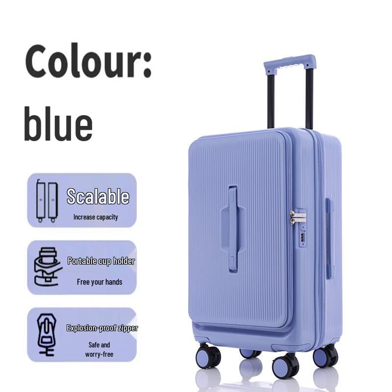 Large Capacity Durable Zipper Luggage 24 inch