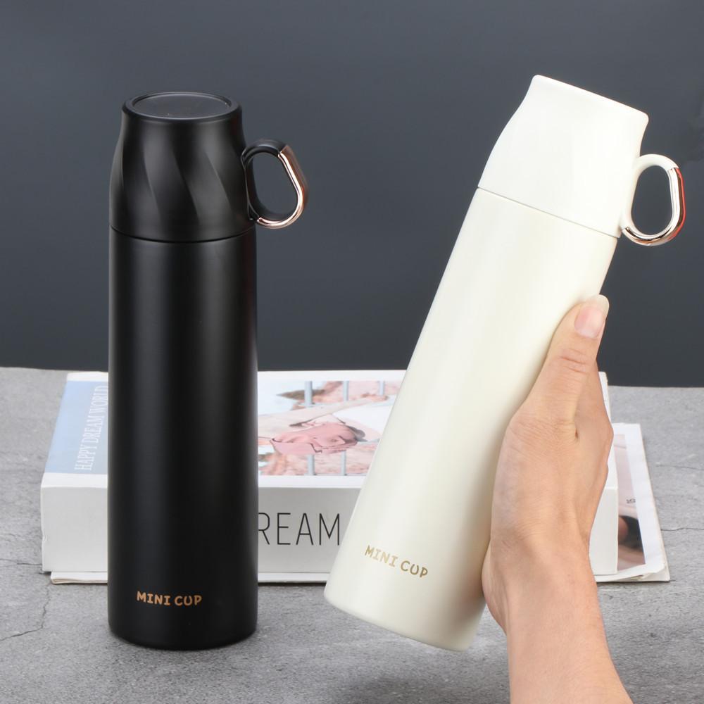 Japanese Ins Wind Cute Girl Student Thermos Cup Small Fresh Portable Water Cup Vitality Girl Heart Thermos Cup