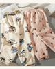 Kids' Snowball Fleece Pajamas: Warm Autumn/Winter Pants for Boys & Girls