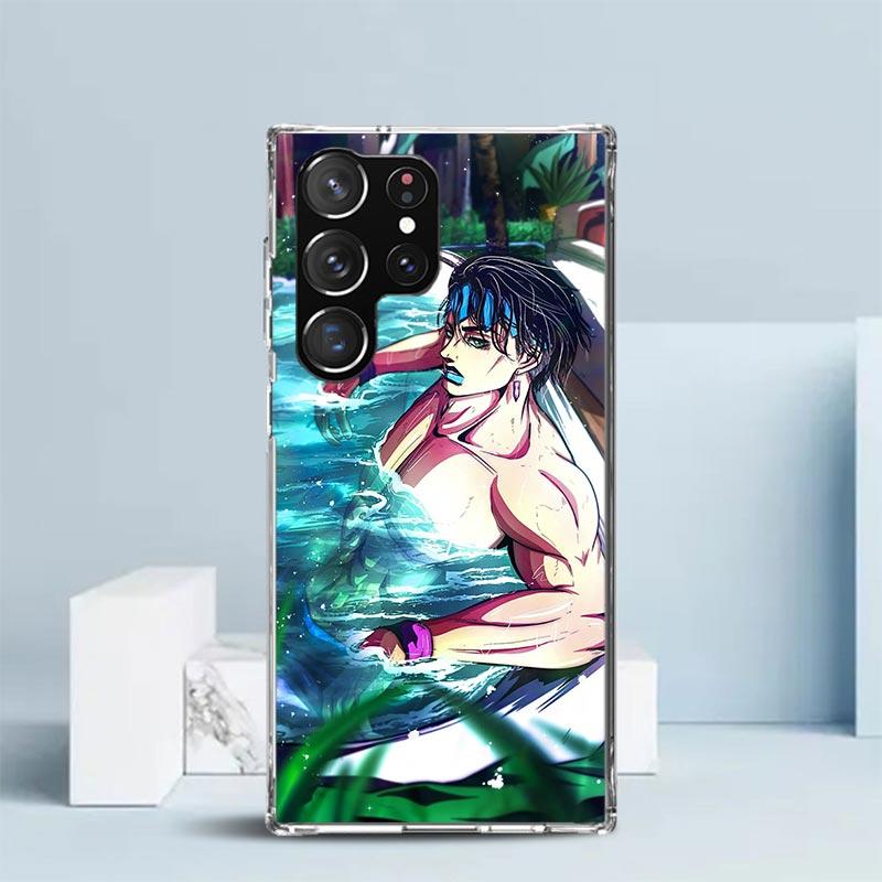 JoJo Adventure Rohan Kishibe Soft Cover for Samsung Galaxy S25 Edge S26 S24 S23 Ultra Phone Case S22 S21 Plus S20 FE Print Patte