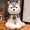 Simulation Husky Cartoon Schnauzer Chihuahua Dog Plush Toy Children Gift Doll