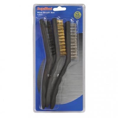 Wire Brush Set (Pack of 3)