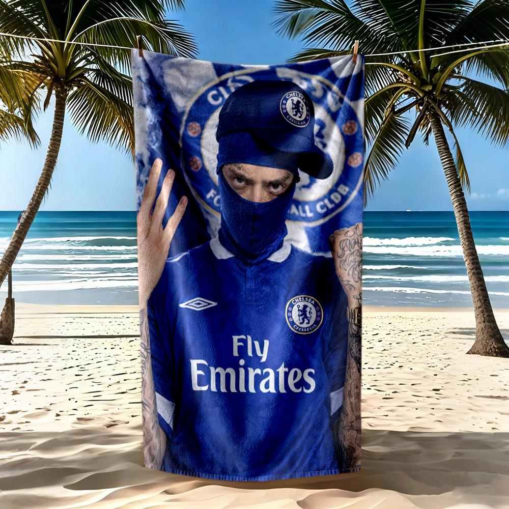 Chelsea Beach Towel Super Soft Absorbent Comfortable Lightweight Suitable For Swimming Gym Camping Yoga Vacation