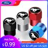 Car Sticker 2025 Hot New 4Pcs/Set Car Wheel Tire Valve Caps Metal Stem Cover For Ford Mustang Explorer FIESTA Focus Shelby GT350