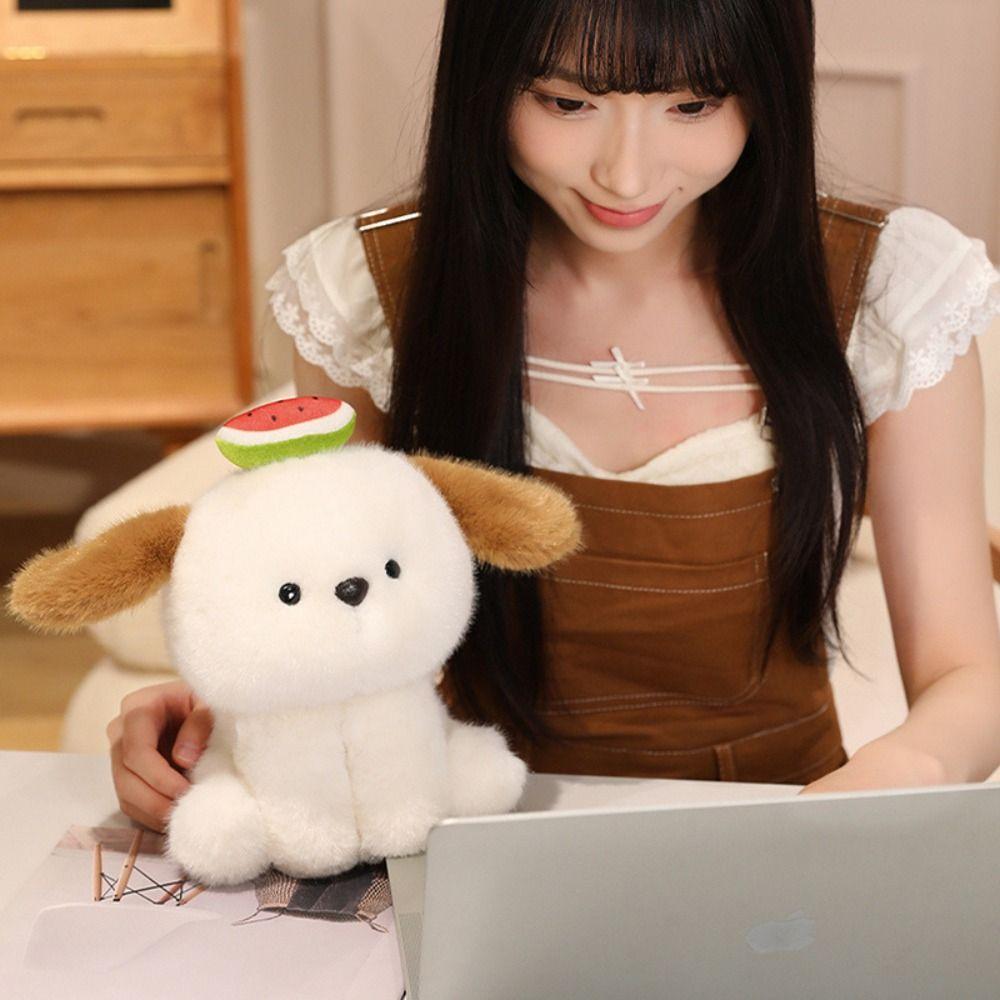 Fluffy Bear Elephant Stuffed Animal PP Cotton Soothing Hug Animal Dolls Kids Gifts