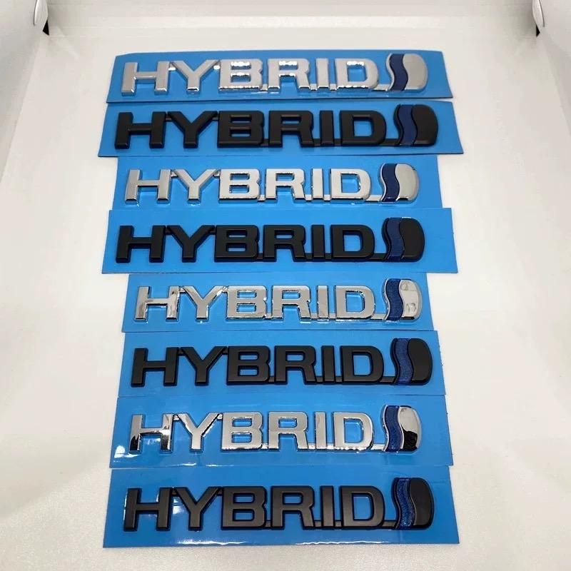 Toyota Hybrid ABS Emblem Sticker Rear Tail Badge Logo for Camry RAV4 Prius Corolla Highlander Avalon C-HR Yaris Car Accessories