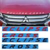 Car Trunk ABS Letters Logo Words Badge Emblem Decals Sticker For Mitsubishi Eclipse Cross Styling Decoration Accessories