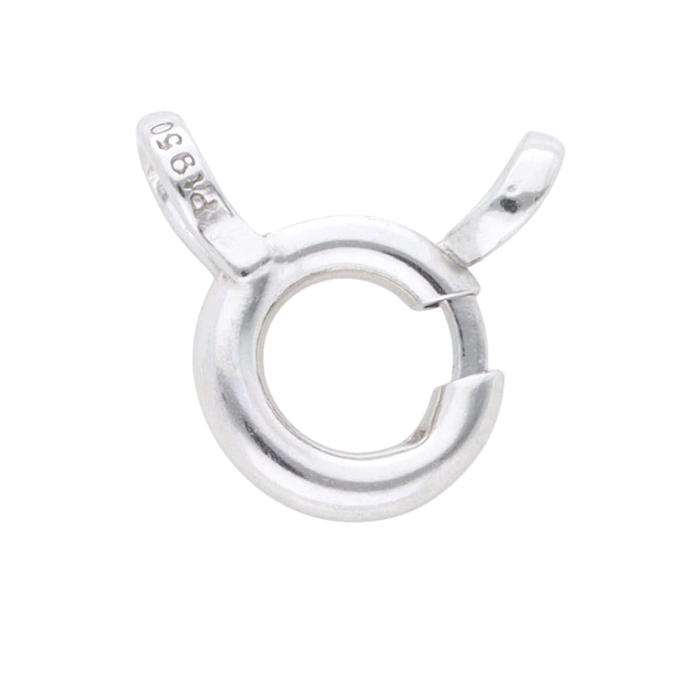 [KOHSAi] 5mm Pull Ring with Lever, Made in Japan, PT950 Platinum