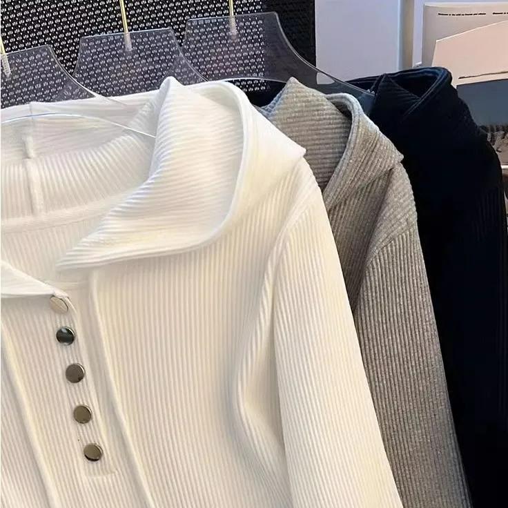 Plus Size Women's Hooded Western Style Small Shirt, Long-sleeved T-shirt, Curved Hem, Covering Meat, Thin Bottoming Top