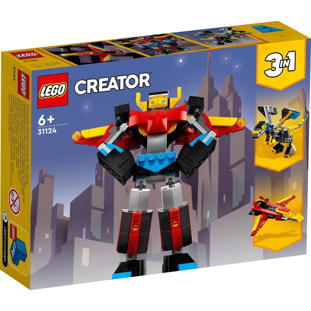 LEGO Creator Super Robot 31124 Toy Blocks Gift Robot for Boys and Girls Ages 6 and Up
