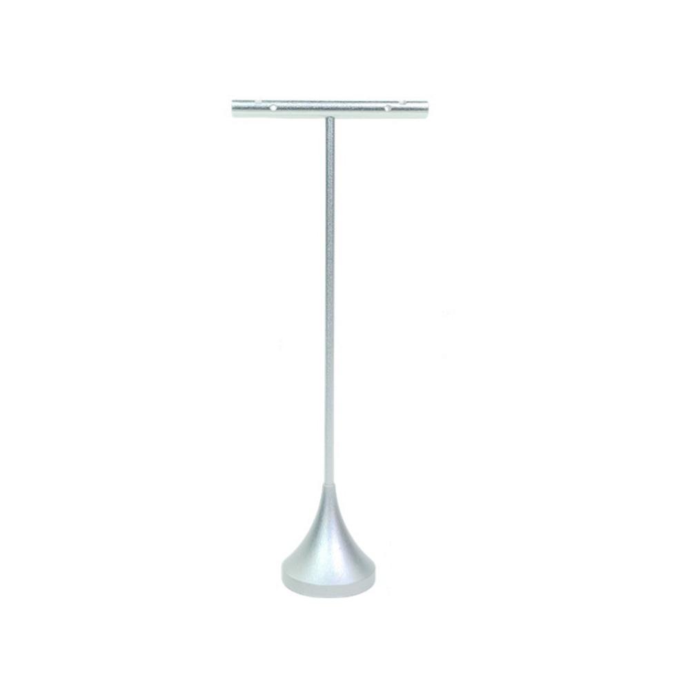 Aluminum Zinc Zinc Alloy T-Shape Earring Display Stand Dangle Jewelry Ring Organizer Jewelry Storage