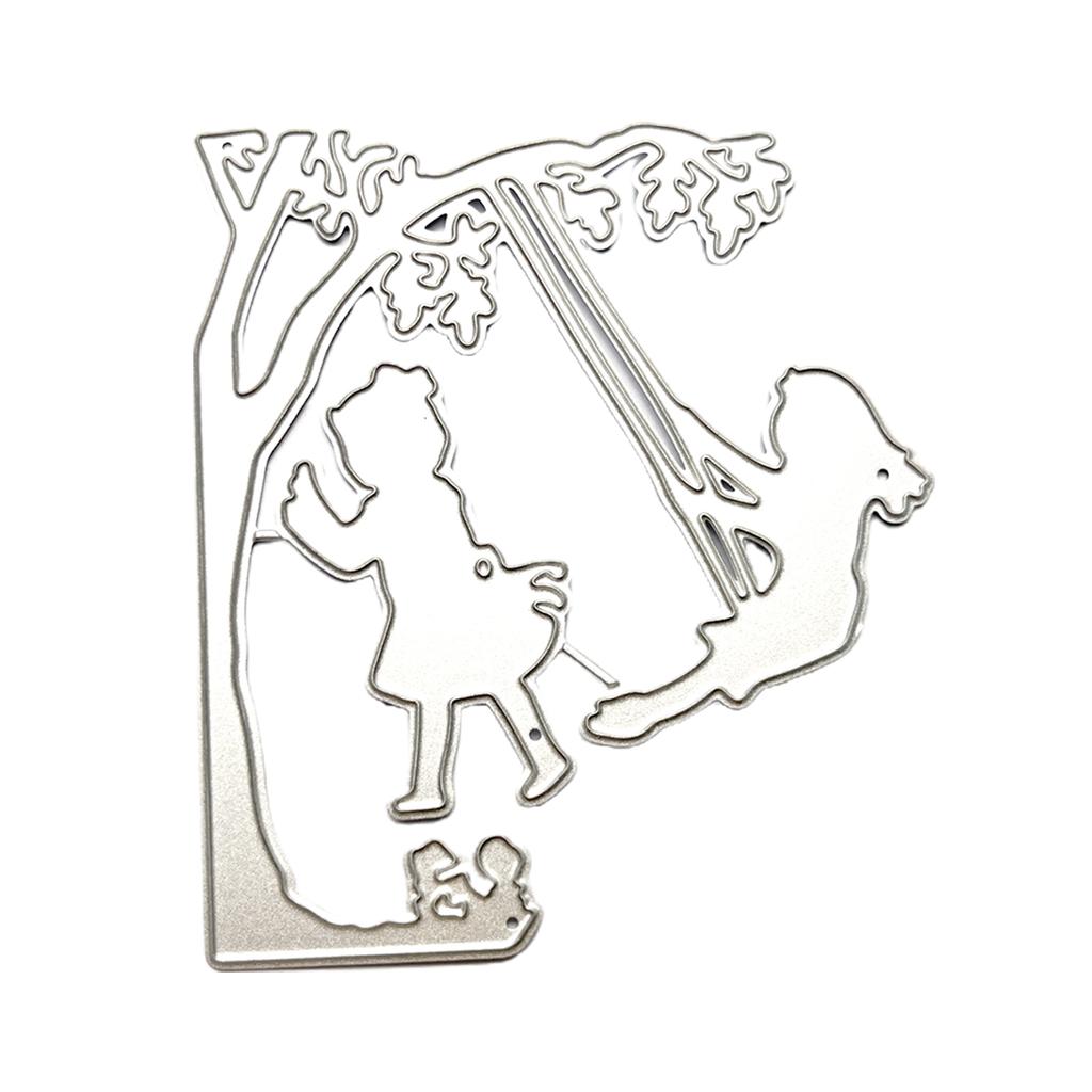Schaukel Metall Stanzformen Schablonen für DIY Scrapbooking Dekorative Prägung Papierkarten Vorlage Dekor Stanzteile