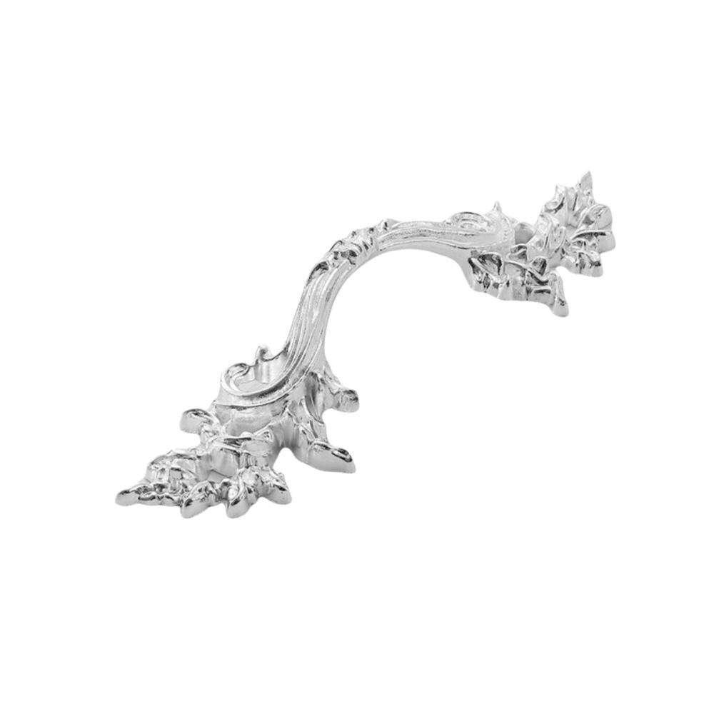 European Style Cabinet Door Handles Zinc Alloy Wardrobe Door Handles  For Wardrobe Installation
