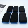 Magnetic Blue Shell Whiteboard Eraser with Dark Cloth - Ideal for Office and Teaching Use