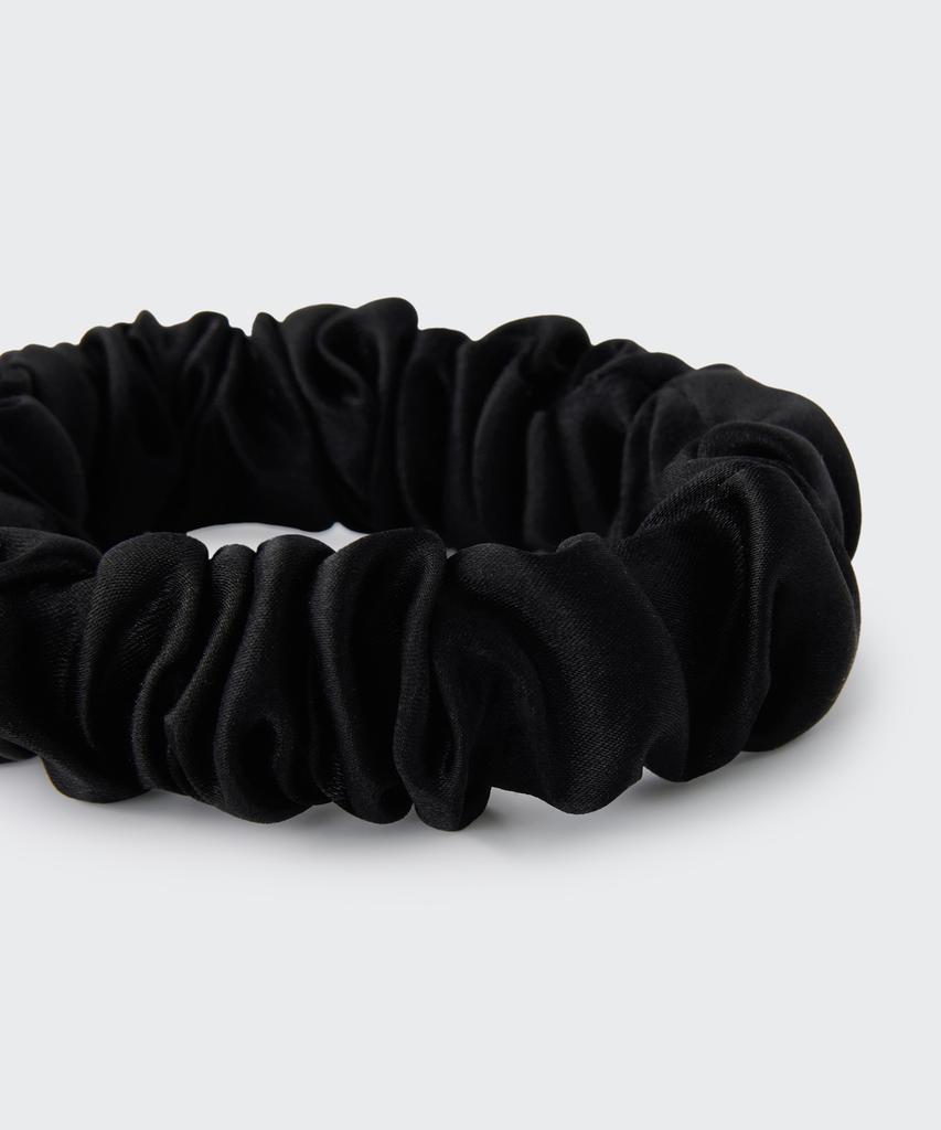 Musinsa Standard Woman Women'S Silk Scrunchie_Medium [Black]