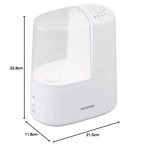 Iris Ohyama Humidifier Steam Type (Heating Type) Humidification Volume 120ml Tank Capacity 1.3L ~3 tatami 11 Hours Continuous Humidification Aroma Com