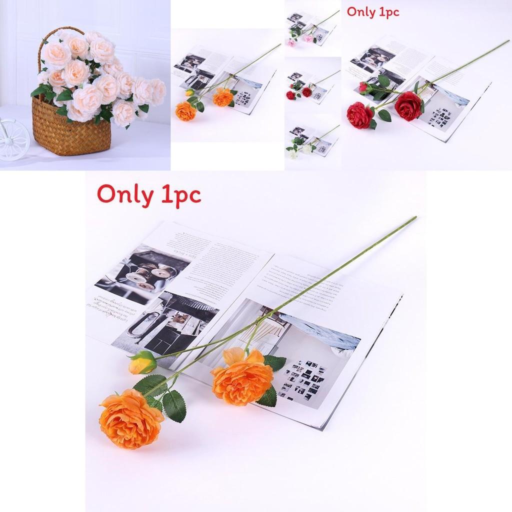 Artificial Peony Silk Bouquet For Outdoor Events Photography Props Living Room Decor