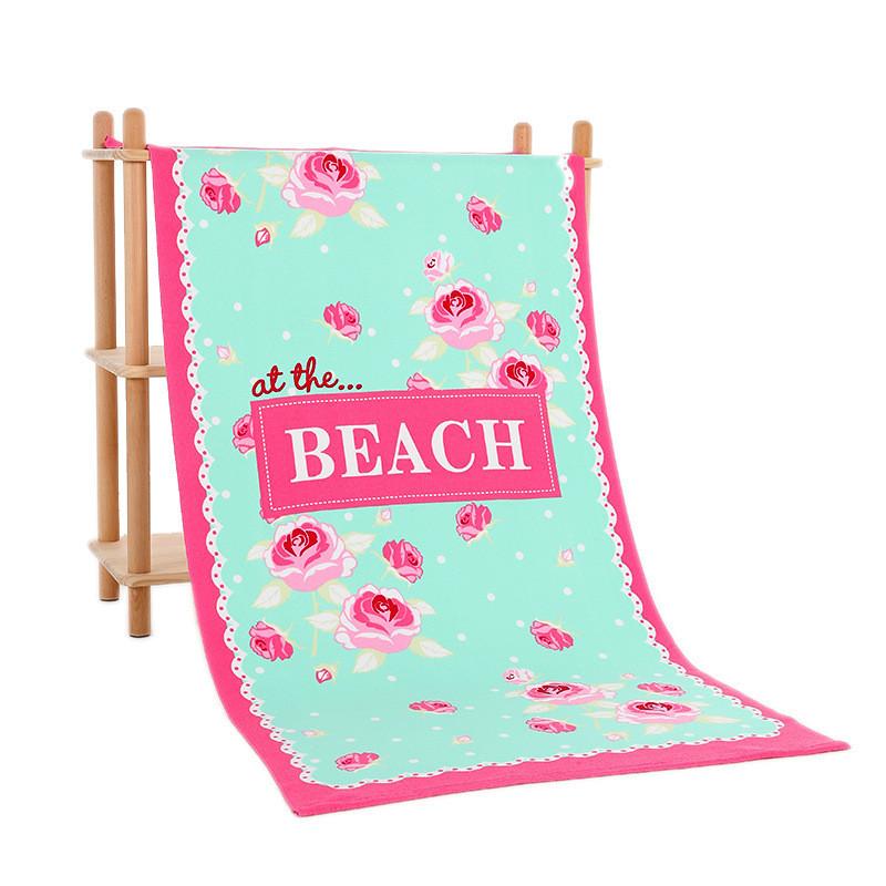 Sports Microfiber Towel Bright Print Highly Absorbent Swimming Travel Supplies