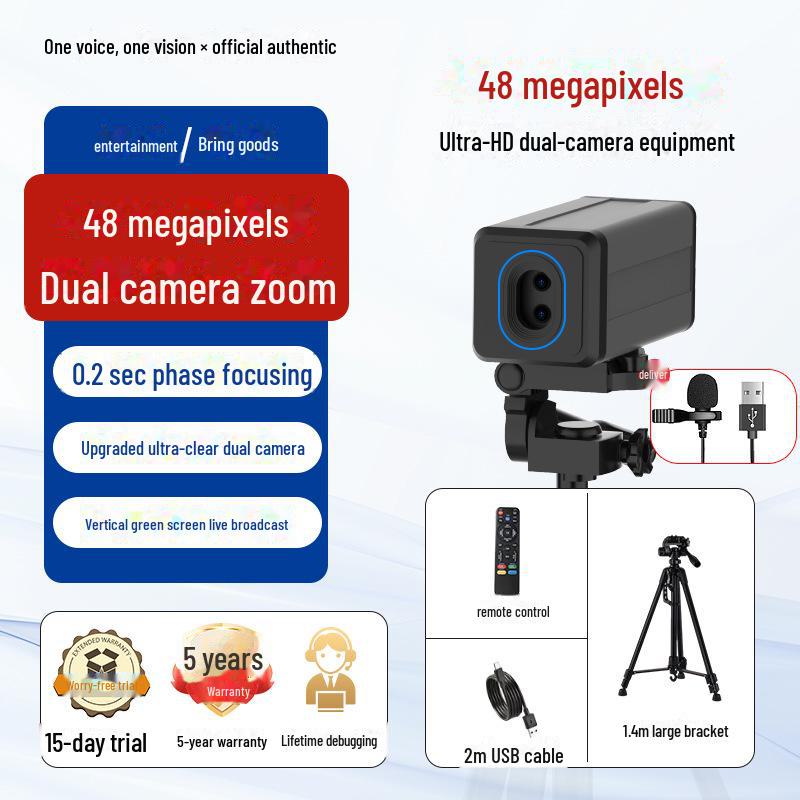 HD 4K Auto Focus USB Camera for Desktop, Conference, Live Streaming