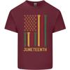 Juneteenth EUnisexcipation Day USA Flag Unisexs Light Cotton TShirt