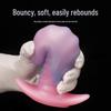 A187 Light Blue Silicone Anal Plug - Soft Travel-Friendly Adult Toy for Flirting and SM Stimulation.