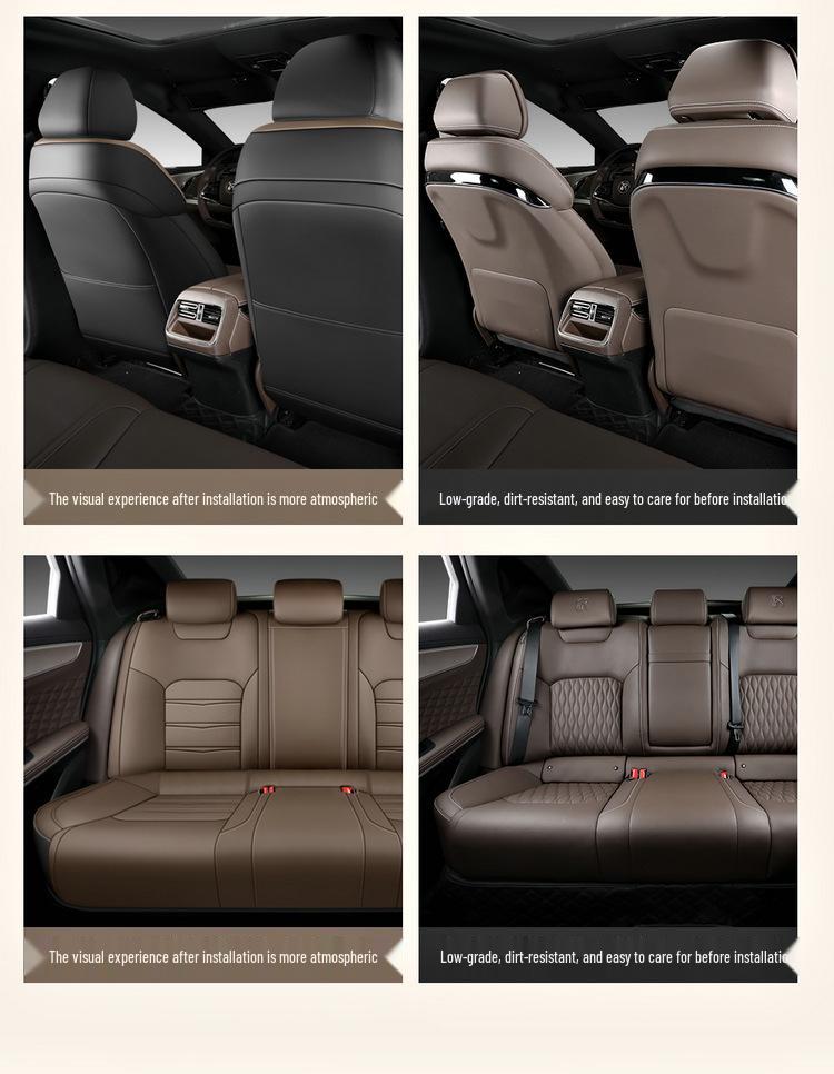 BYD Han 5-Seater Leather Car Seat Cushion - All-Season Universal Cover, 25 Models Available