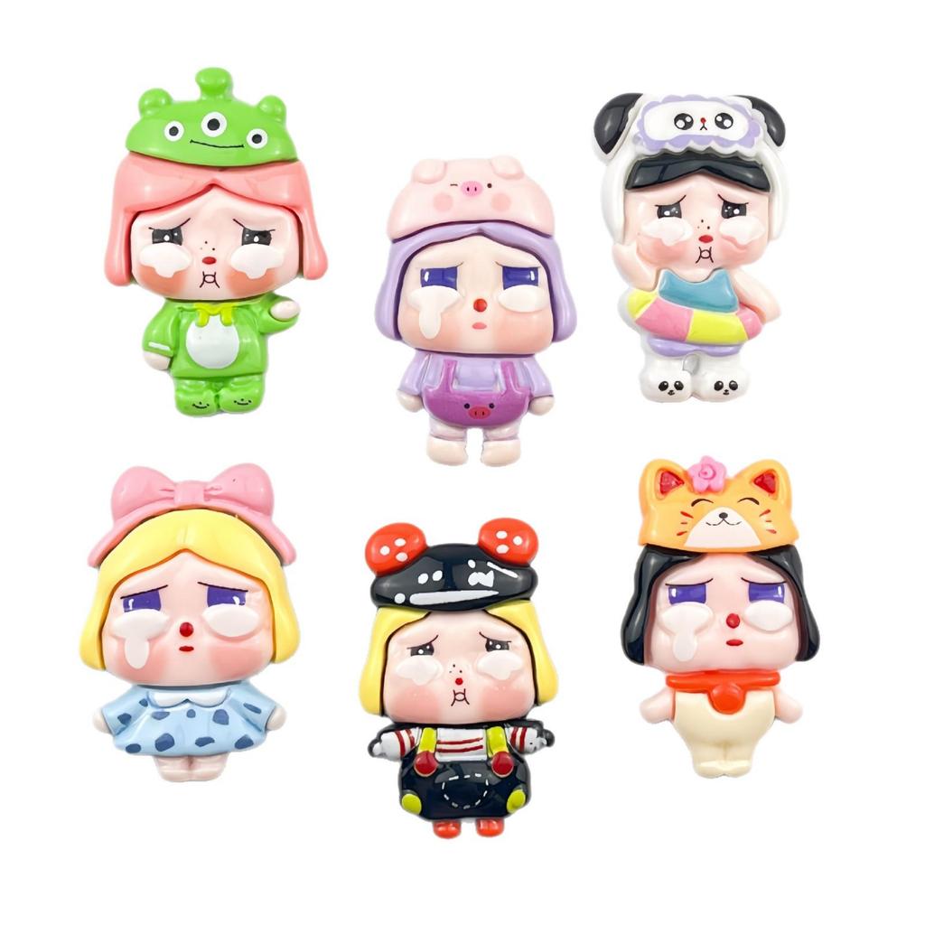 Cute Crying Baby Resin Accessory for DIY Crafts: Phone Cases, Hair Clips, Magnets, Keychains