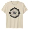 Celestial Eye Moon Phases Stars Graphic TShirt Magic Occult Witchy