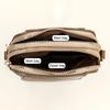 Crossbody Shoulder Bag Vintage Geometric Ladies Phone Bag Patchwork Colorblock Purses Double Layers Detachable Shoulder Strap Lady Purse Commute