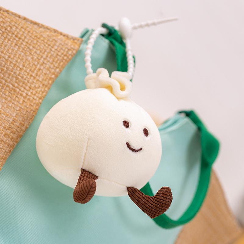 Creative Colorful Baozi Dumpling Plush Pendant Doll