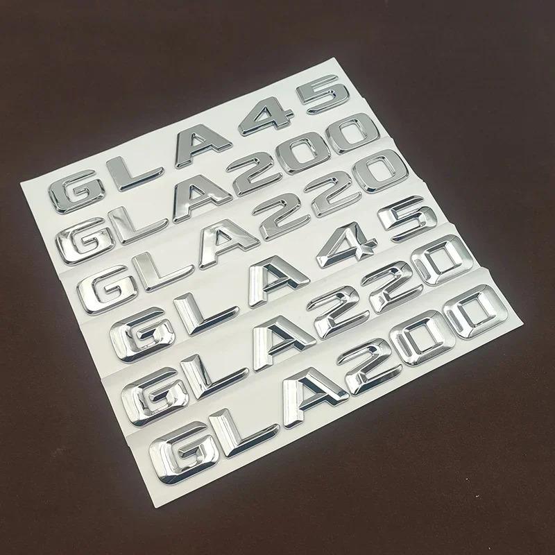 Car 3D Sticker Emblem Badge for Car Trunk Letters For Mercedes Benz AMG GLA200 GLA220 GLA260 W156 X156 H547 Auto Accessories XZ2