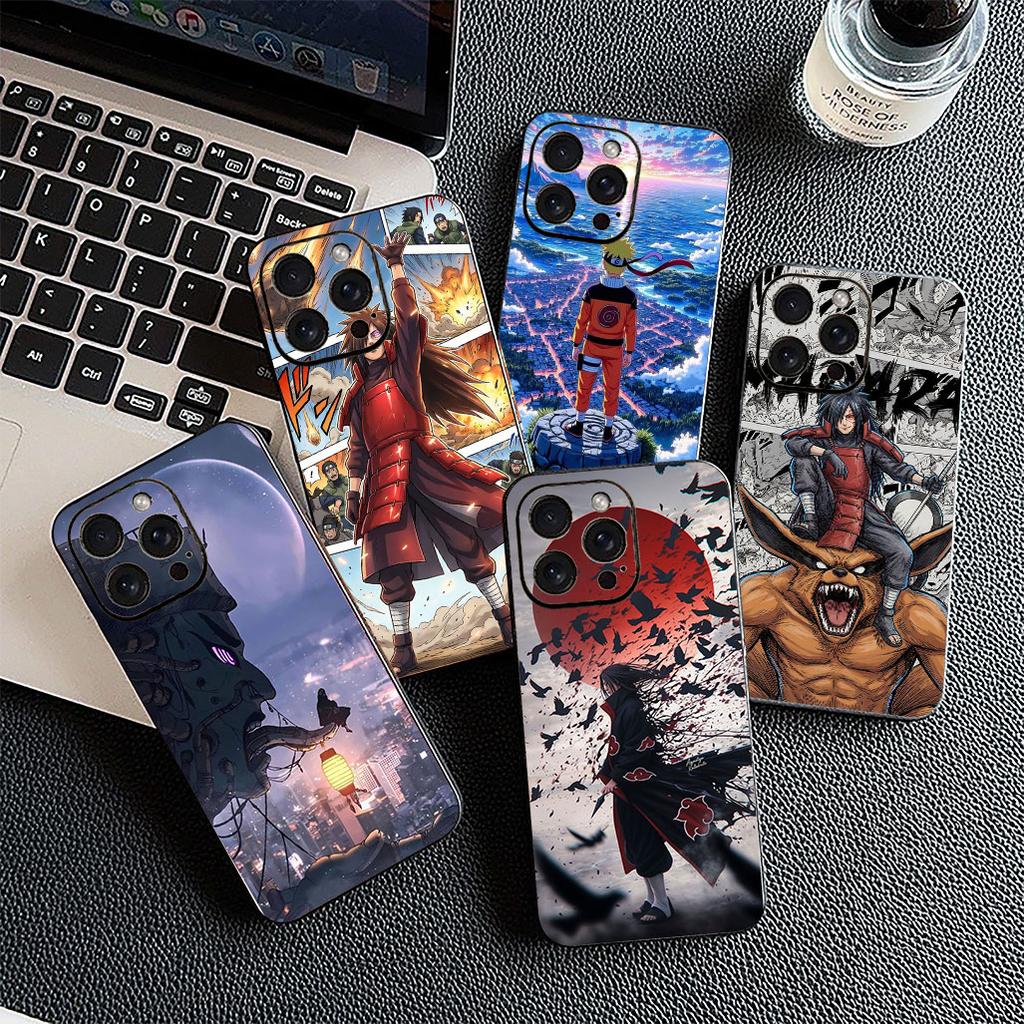 Casing for Apple iPhone 12 13 Pro Max Mini ProMax X XR Air 13Pro XS Phone Cover Soft Case Itachi Uchiha Madaras Narutos Akatsuki