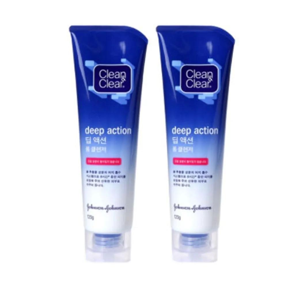 CLEAN & CLEAR Deep Action Foam Cleansing x 2