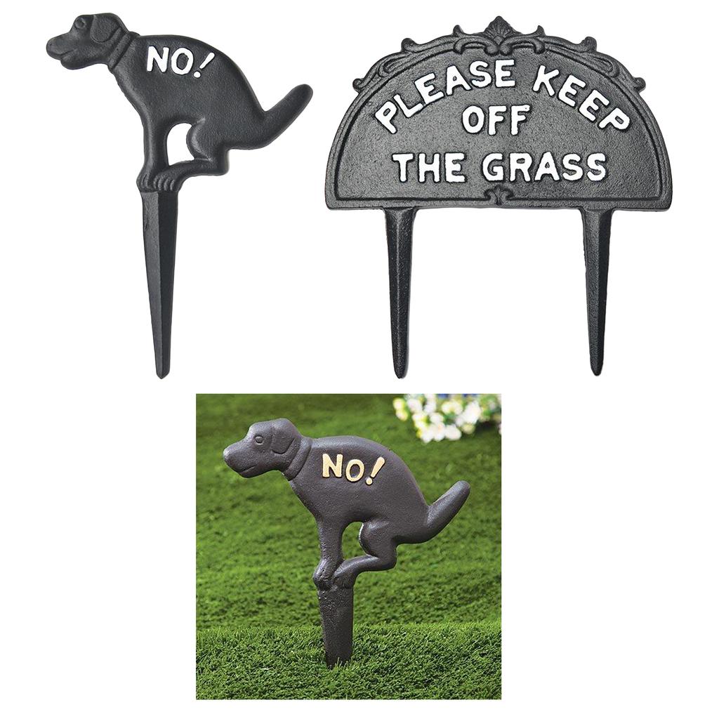 Gartenschilder, Keine Kacka Hundeschilder für den Garten, Bitte Hundekot aufheben Schilder, Hundekot Schild, Keine Kacka Hundeschilder für Garten