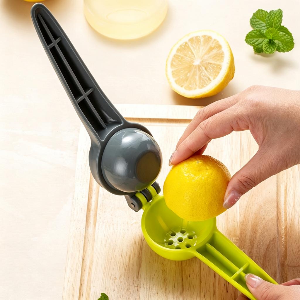 Manual Hand Press Lemon Squeezer, PP Citrus Juicer For Lime Orange Fruit Home Kitchen Gadget