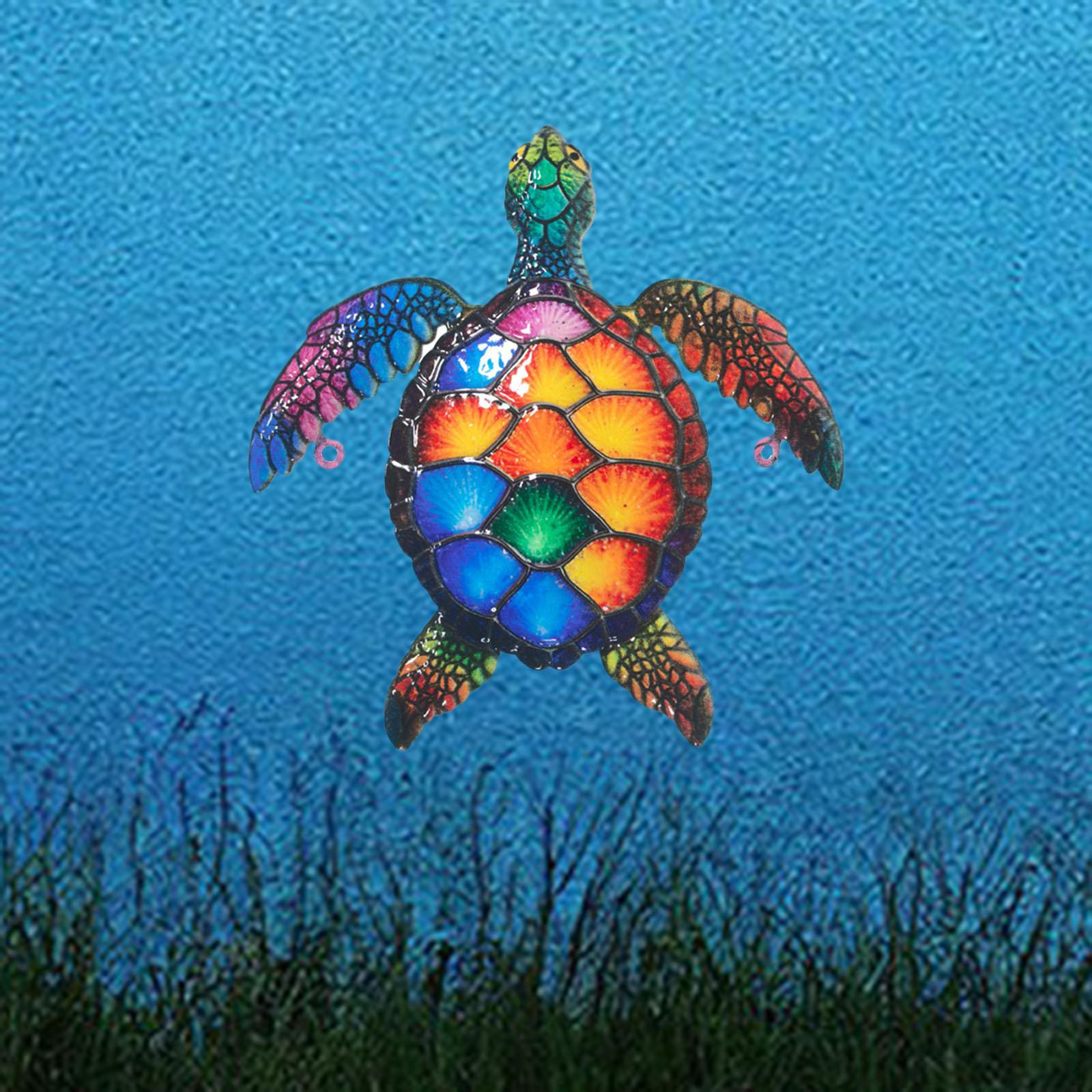 Настенный декор «Морская черепаха», знак в пляжной тематике, классное металлическое искусство, подвесная скульптура для Style A