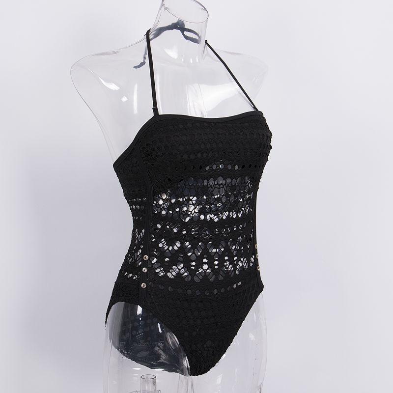 Costume da bagno intero da donna taglie forti sexy con trafori costume da bagno intero da donna costume da bagno