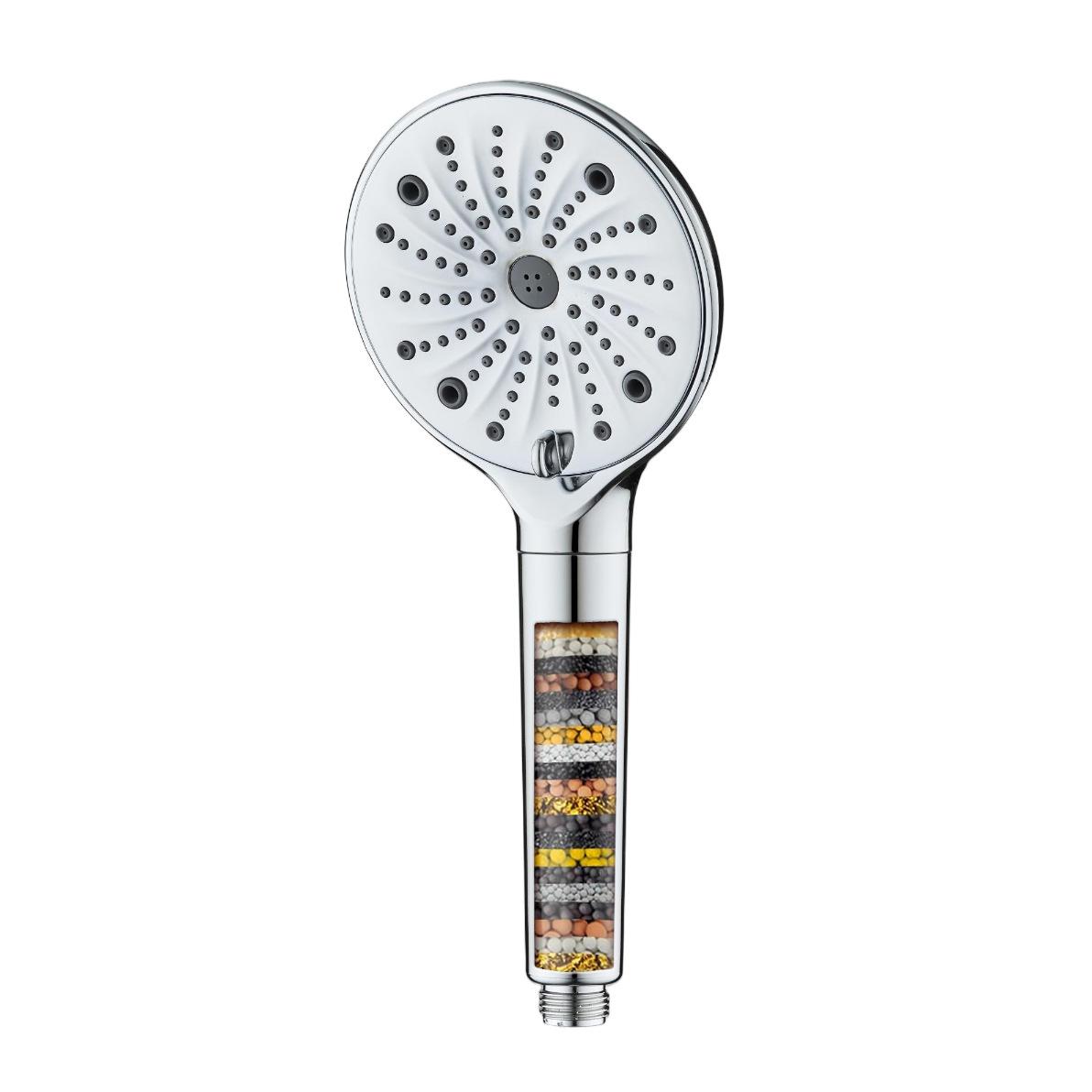 Multi Functions Spray Settings Shower Head 10 Stages Filter Shower Head ABS Plastic