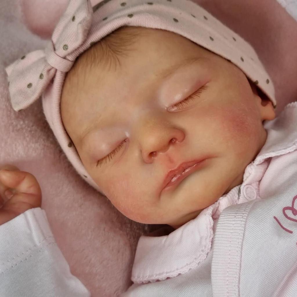 Silicone Reborn Baby Doll 19in With Realistic Features For Collectors And Gift Giving