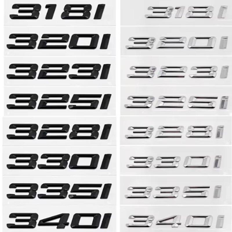 Neu 2018-2027 318i 320i 325i 330i 335i Kofferraum Heckklappe Emblem Buchstaben Abzeichen Auto Logo Für BMW 3er G20 G21 Chrom Silber Schwarz