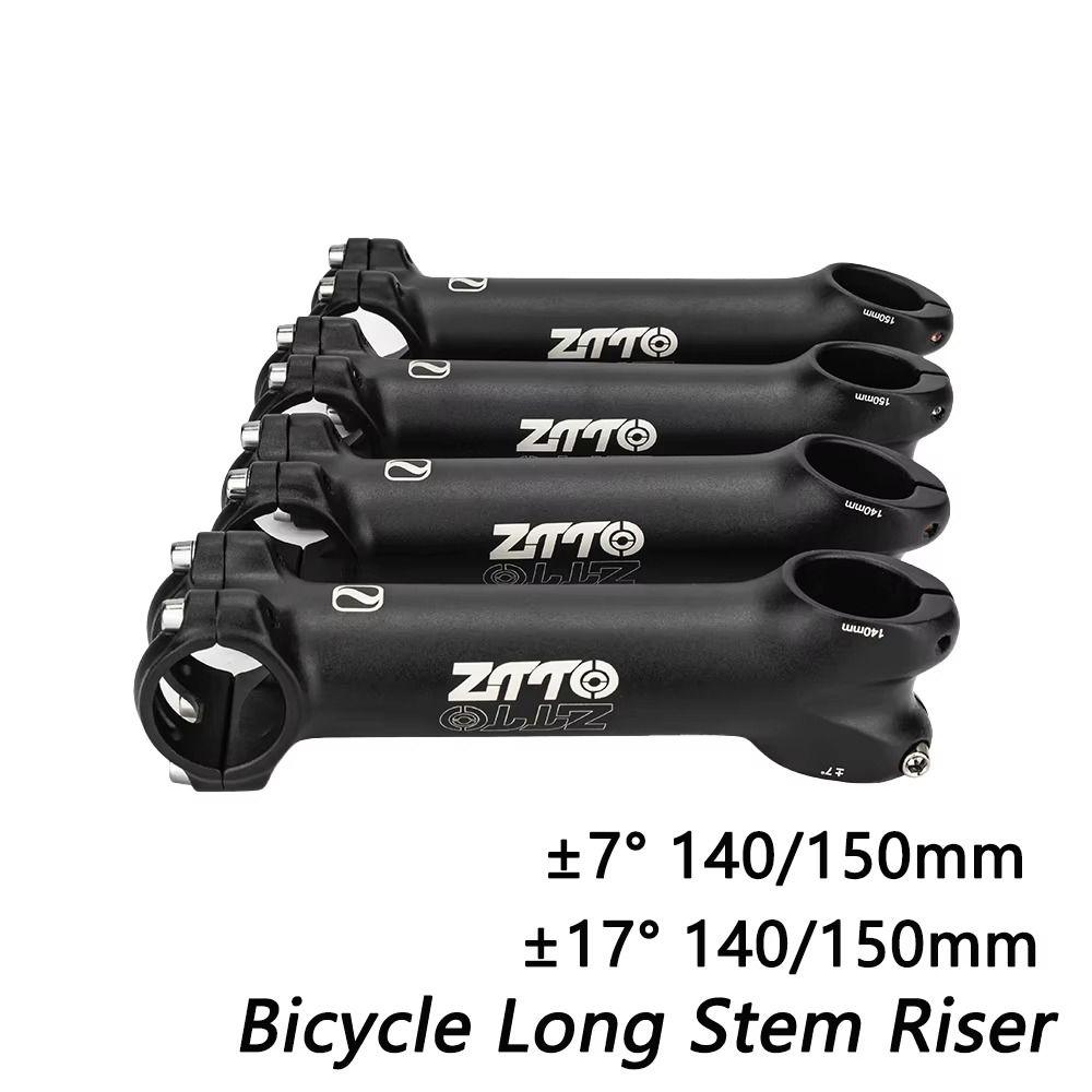Aluminum Alloy Long Stem Handlebar Riser 31.8mm Clamp Diameter Handlebar Extension Stem MTB