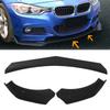 Front Bumper Lip Spoiler 4 Parts Form   Modification Aggressive Decoration