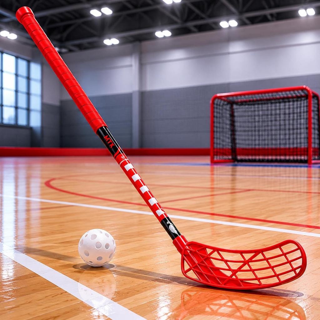Carbon Fiber Floorball Stick Pu Grip Wrap Openwork Blade Floorball Stick