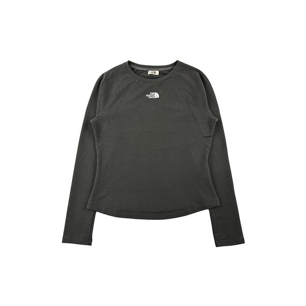 [North Face] North Face Women S Delphi Long Sleeve Round Tee Nt7tr30