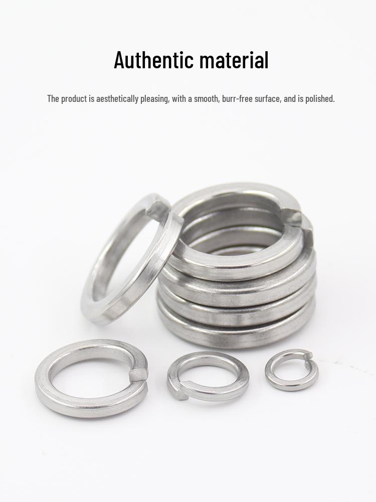 304 Stainless Steel M3-M18 Screw & Spring Washer Set