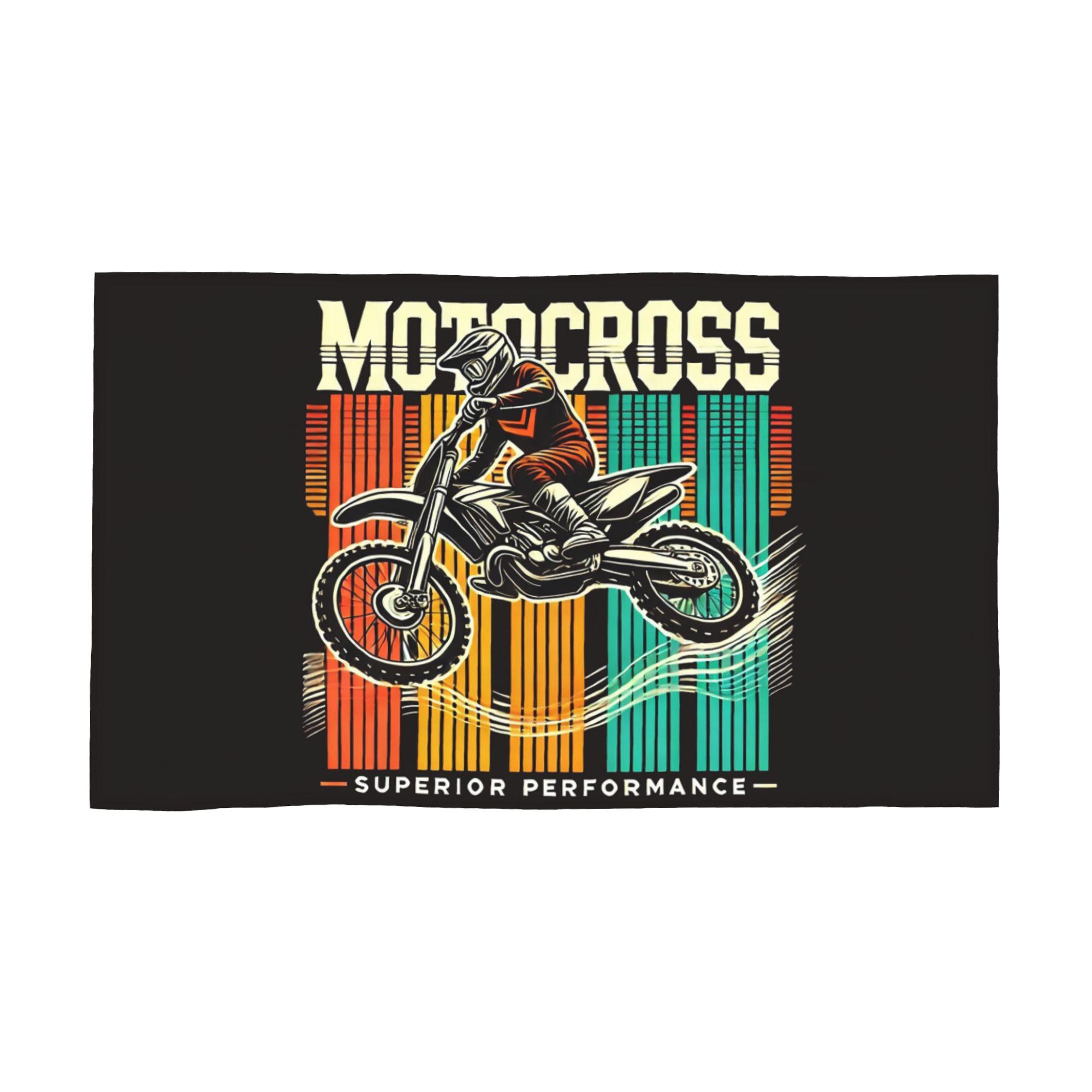 

Motocross Dirt Bike Soft Face Towel Quick Dry Pool Bath Cotton Towels Absorbent Quick W30*H60(CM)