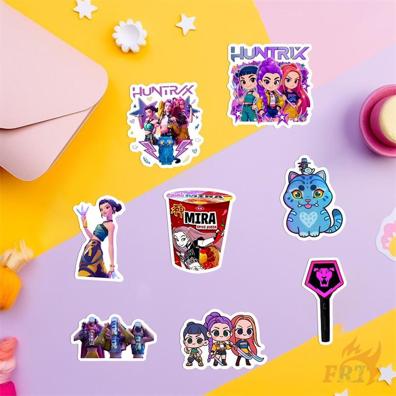 50Pcs/Set KPop Demon Hunters Series 06 Stickers DIY Fashion Waterproof Doodle Decals Stickers